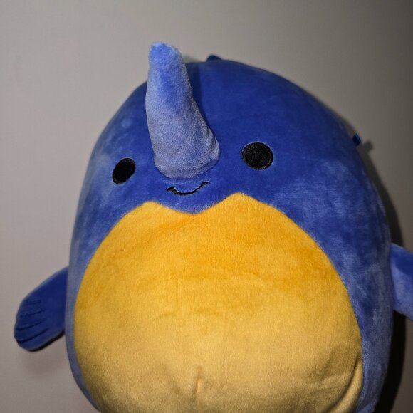 Squishmallows Kellytoy 8" Swish The Swordfish Plush Toy New - Picture 3 of 6